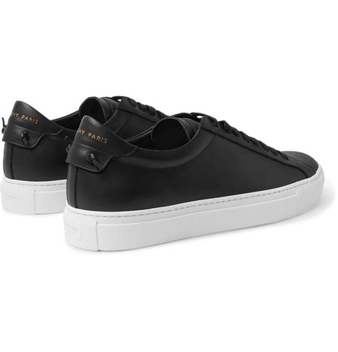 givenchy urban street leather sneakers black